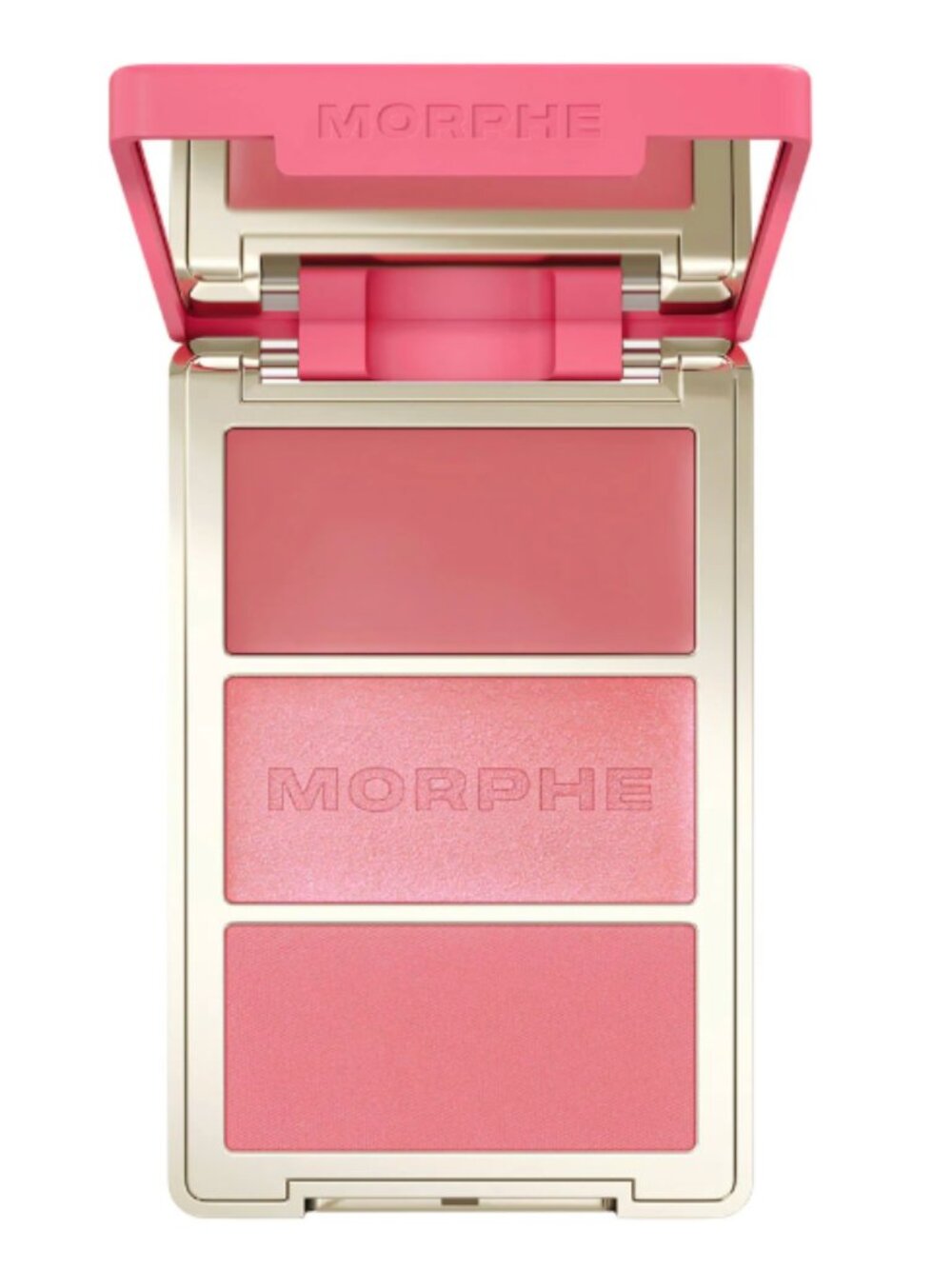 Morphe Cheek Thrills Multi-Finish Blush Trio | Blind Date (midtone pink) | NEW